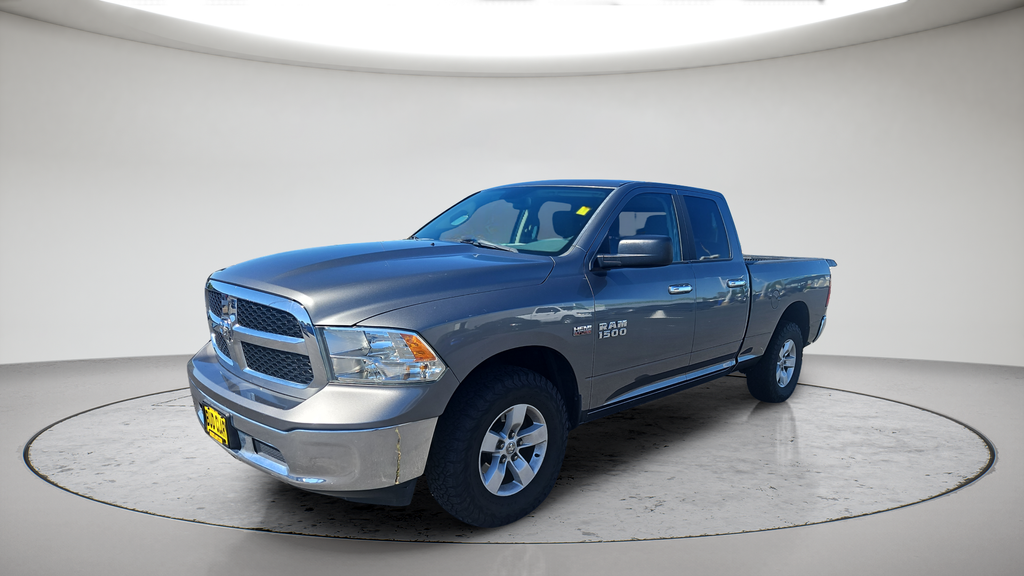 Mineral Gray Metallic Clearcoat 2013 RAM 1500 Pickup Truck Four-Wheel Drive 6-Speed Automatic