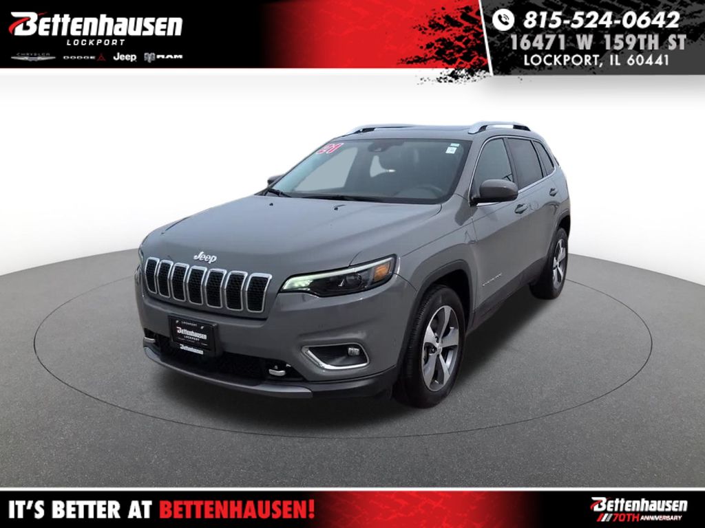 Gray Clearcoat 2021 Jeep Cherokee SUV / Crossover Four-Wheel Drive 9-Speed Automatic