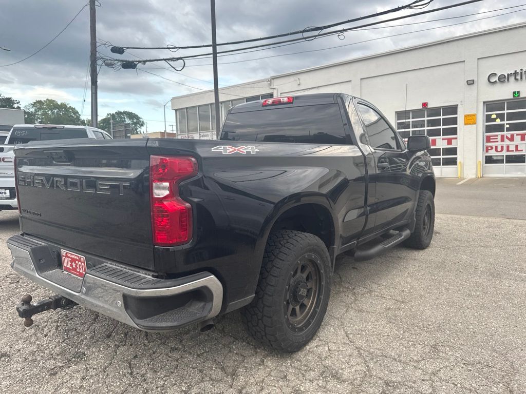 2025 Black Chevrolet Silverado 1500 WT 4X4 Truck
