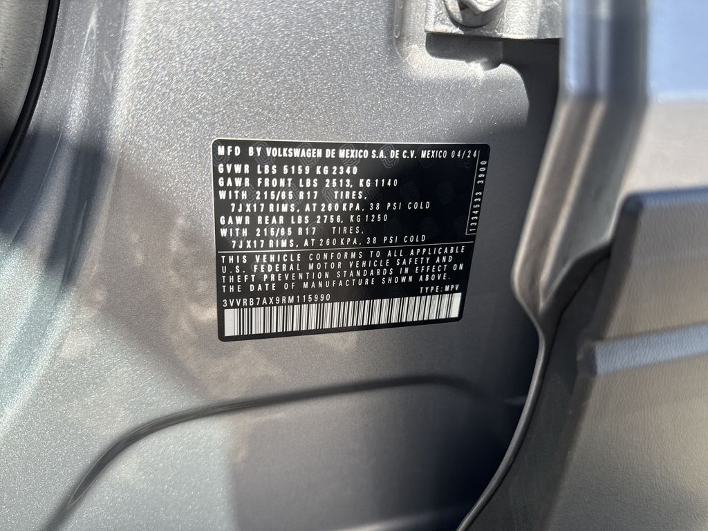 2024 Volkswagen Tiguan 2.0T S Silver at Joe Myers Mazda Kia