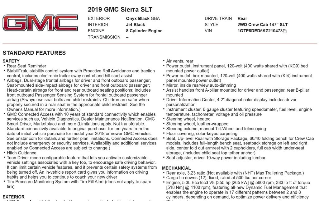 2019 GMC Sierra 1500 SLT 20