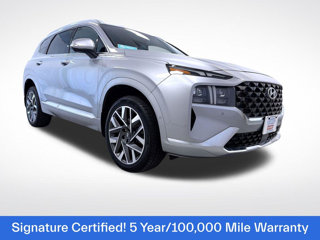 Shimmering Silver Pearl 2023 Hyundai Santa Fe SUV / Crossover All-Wheel Drive Automatic
