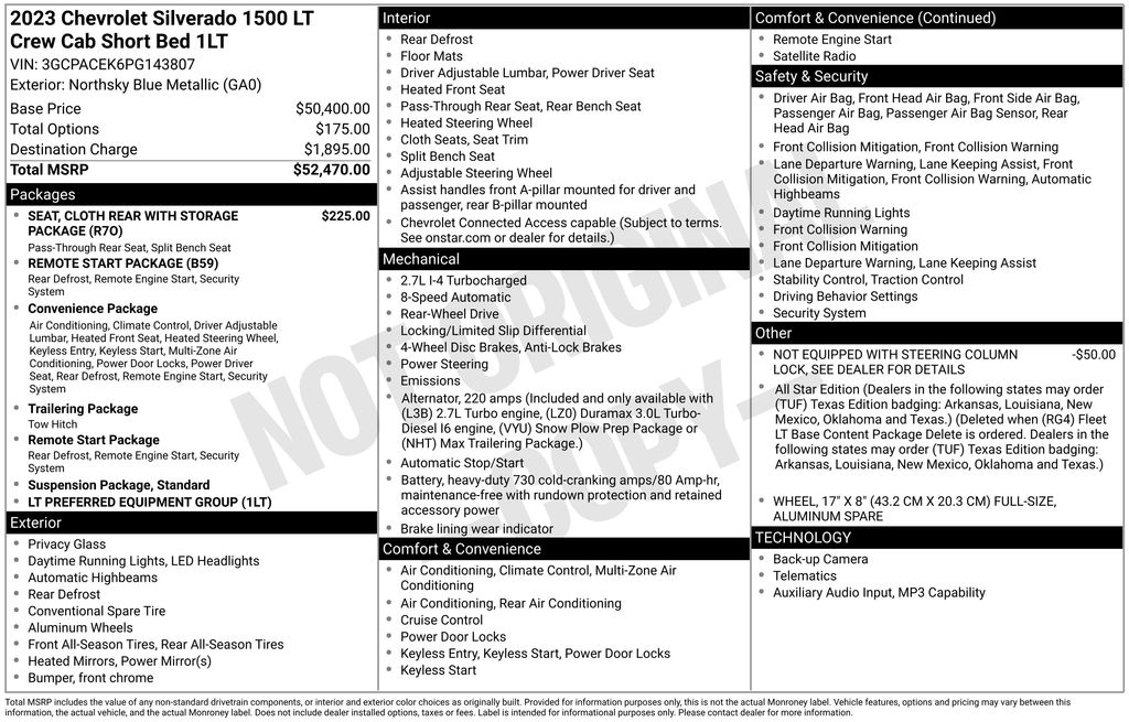 Used 2023 Chevrolet Silverado 1500 Truck