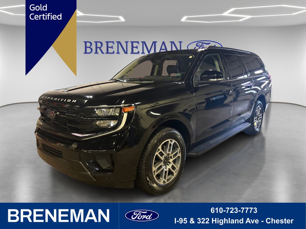 Black Metallic 2025 Ford Expedition MAX Active 4WD SUV / Crossover Four-Wheel Drive Automatic