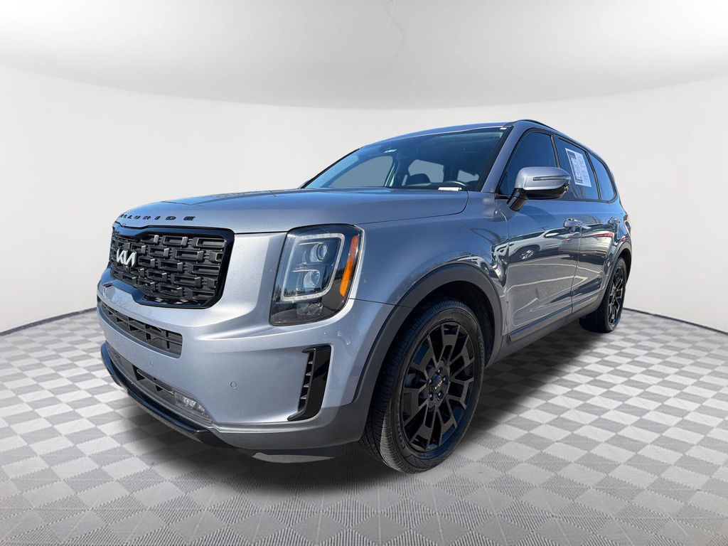 Everlasting Silver 2022 Kia Telluride SX AWD SUV / Crossover All-Wheel Drive 8-Speed Automatic