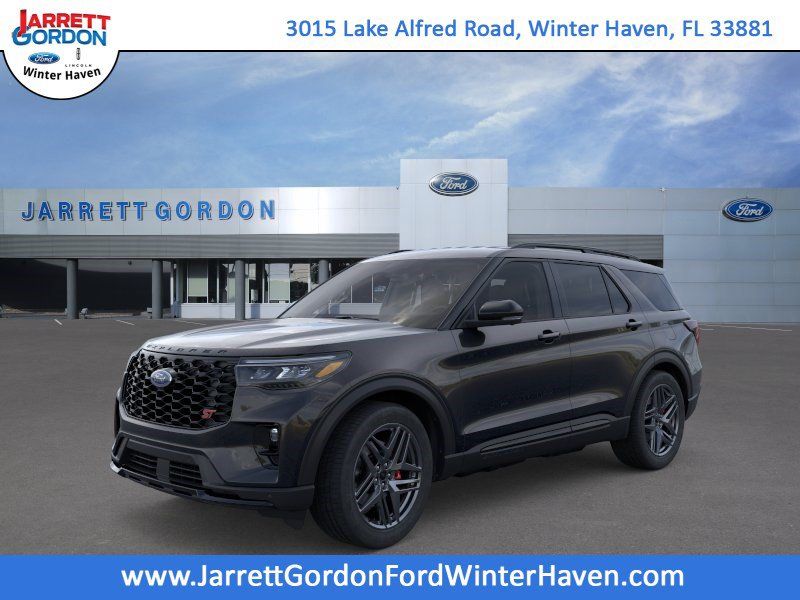 Agate Black Metallic 2026 Ford Explorer SUV / Crossover Rear-Wheel Drive Automatic