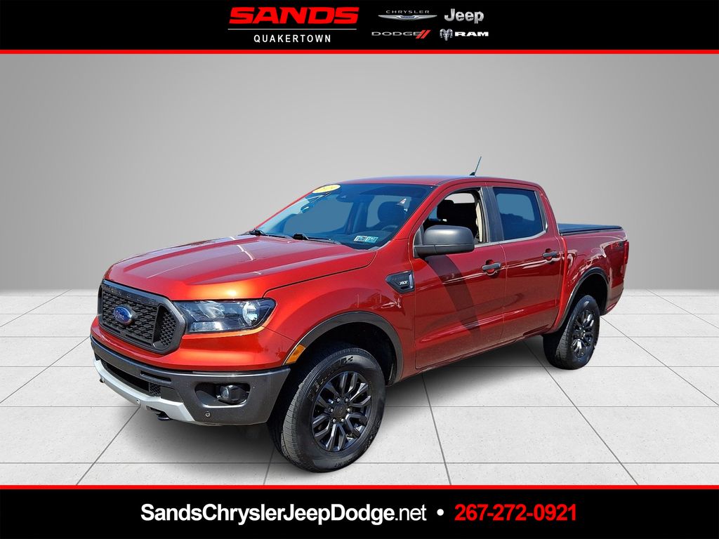 Chili Pepper Red 2019 Ford Ranger Pickup Truck Four-Wheel Drive Automatic