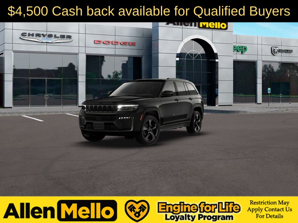 Diamond Black Crystal Pearlcoat 2026 Jeep Grand Cherokee SUV / Crossover Four-Wheel Drive 8-Speed Automatic