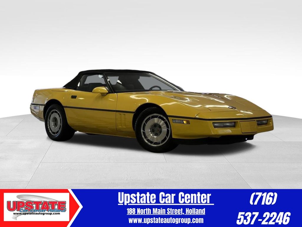 Yellow 1986 Chevrolet Corvette Convertible RWD Convertible Rear-Wheel Drive 4-Speed Automatic