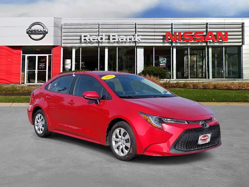 Barcelona Red Metallic 2021 Toyota Corolla Sedan Front-Wheel Drive Continuously Variable Transmission