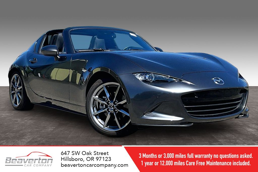 Machine Gray Metallic 2020 Mazda MX-5 Miata RF Grand Touring RWD Convertible Rear-Wheel Drive 6-Speed Manual