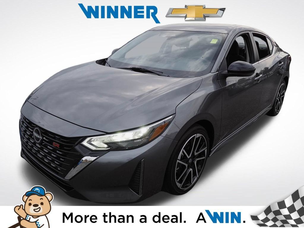 Gray (Gun Metallic) 2025 Nissan Sentra Sedan Front-Wheel Drive Continuously Variable Transmission