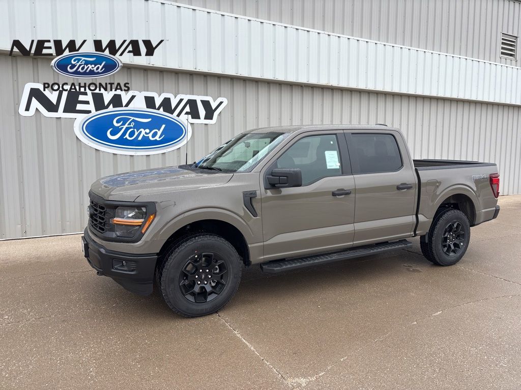 Gray 2026 Ford F-150 Pickup Truck Four-Wheel Drive Automatic
