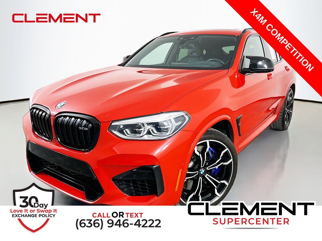Toronto Red Metallic 2021 BMW X4 M AWD SUV / Crossover All-Wheel Drive 8-Speed Automatic
