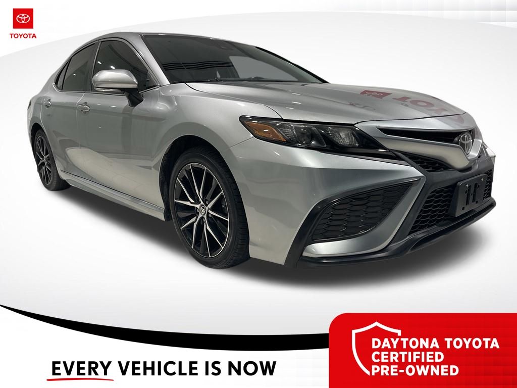 Celestial Silver Metallic 2021 Toyota Camry Sedan Front-Wheel Drive 8-Speed Automatic