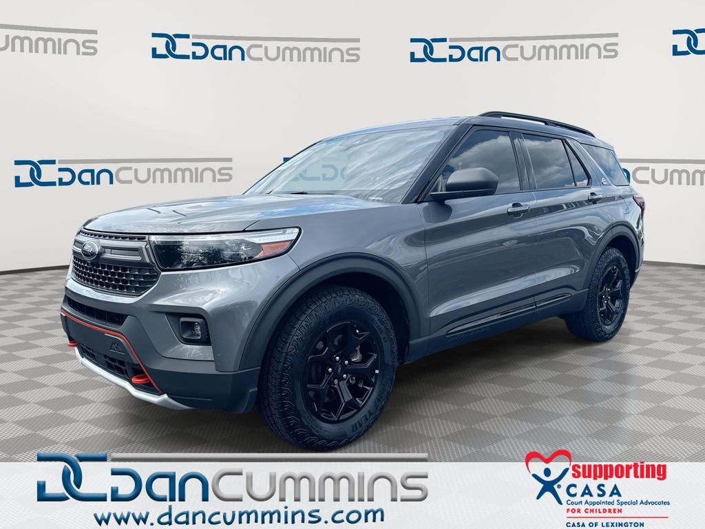 Gray Metallic 2023 Ford Explorer SUV / Crossover All-Wheel Drive Automatic