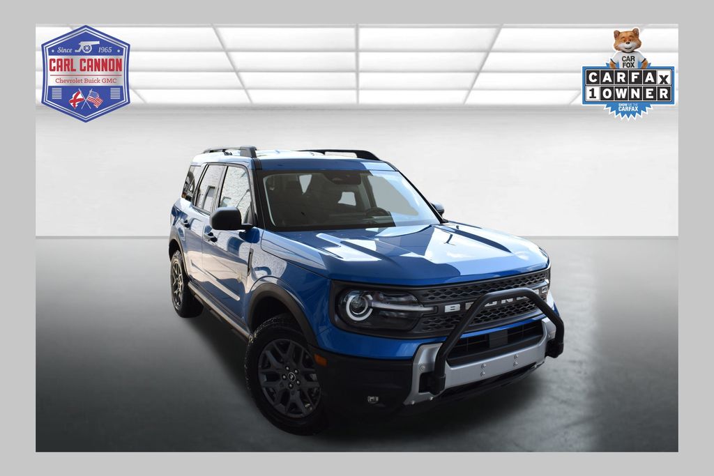 Blue Metallic 2025 Ford Bronco Sport SUV / Crossover All-Wheel Drive 8-Speed Automatic