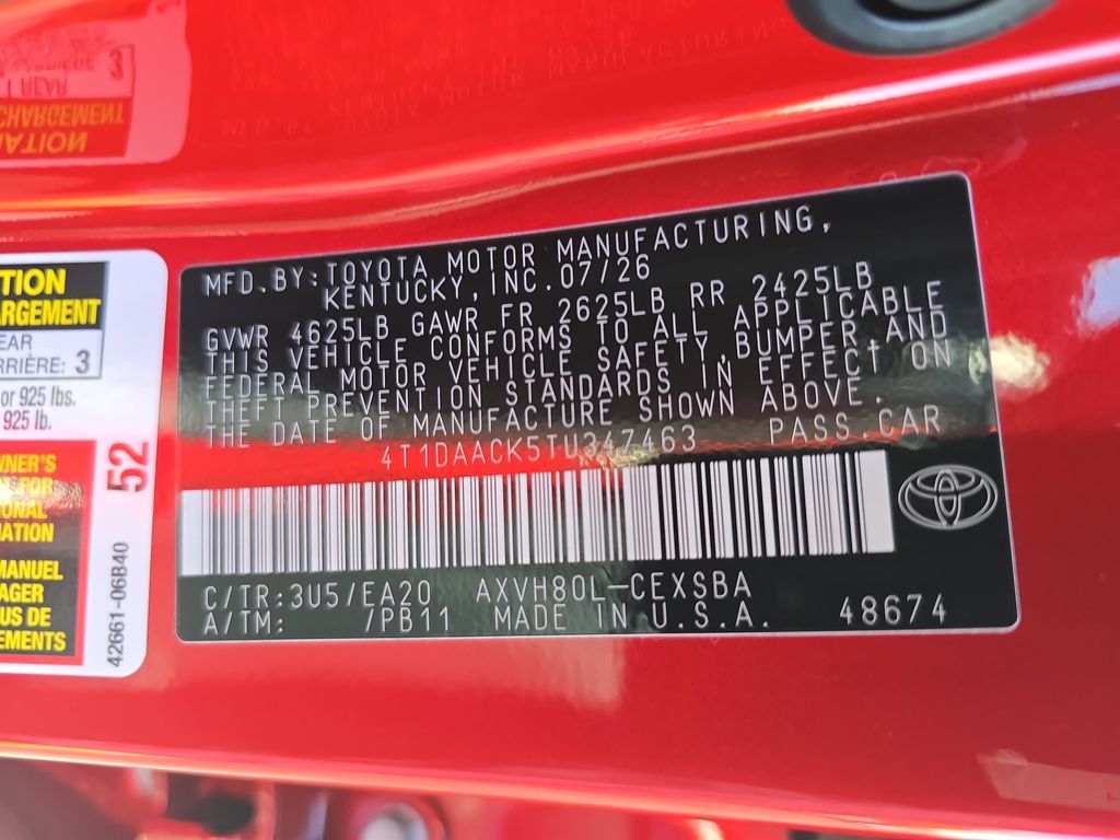 New 2026 Toyota Camry Sedan