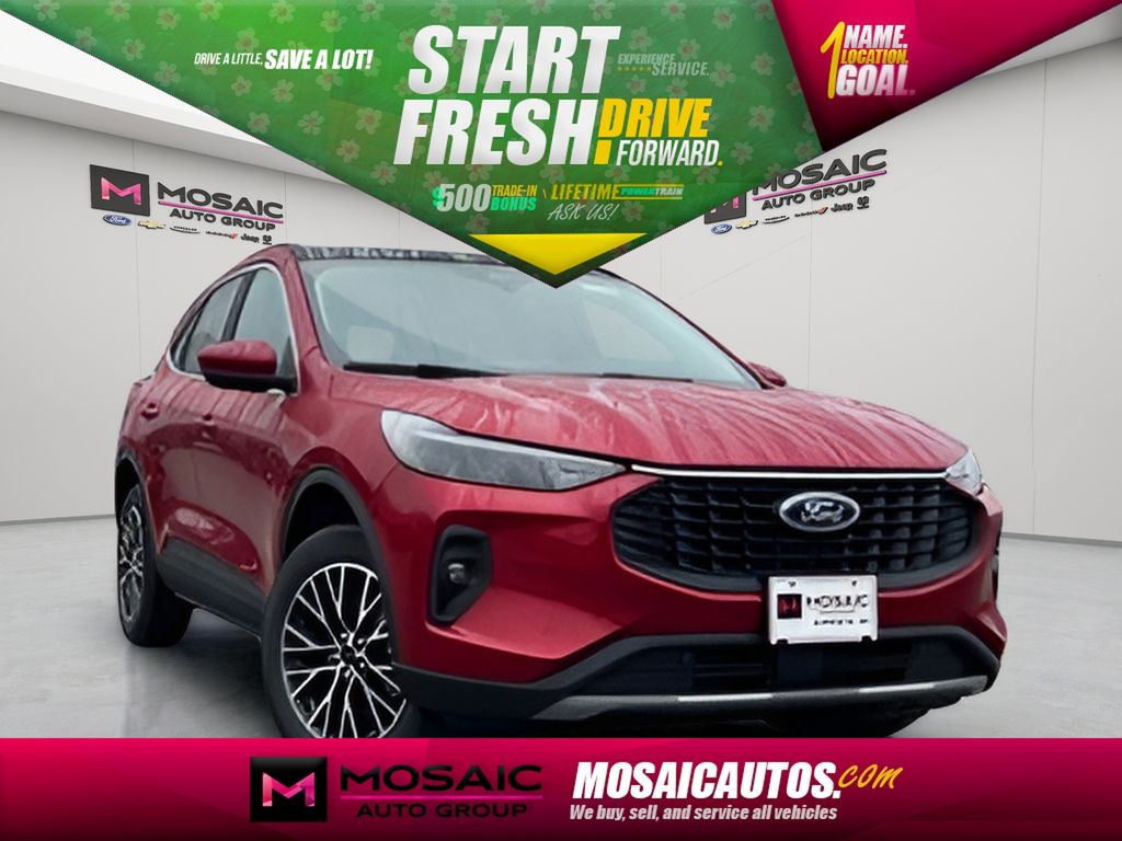 Rapid Red Metallic Tinted Clearcoat 2026 Ford Escape Hybrid Plug-in FWD SUV / Crossover Front-Wheel Drive Continuously Variable Transmission