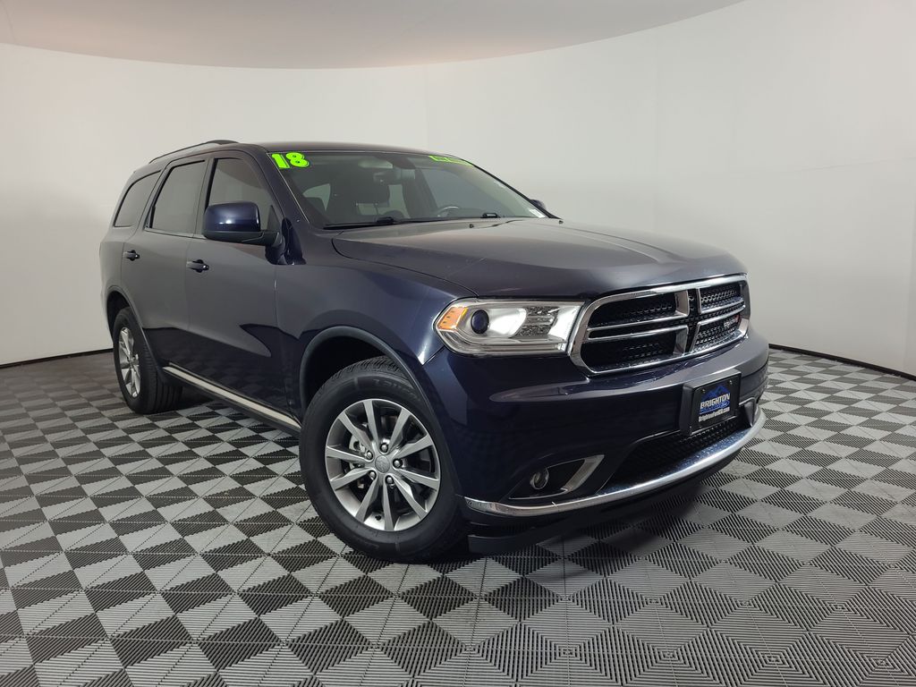 Blu By You Pearlcoat 2018 Dodge Durango SUV / Crossover All-Wheel Drive 8-Speed Automatic