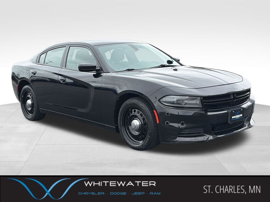 Pitch Black Clearcoat 2023 Dodge Charger Police AWD Sedan All-Wheel Drive 8-Speed Automatic
