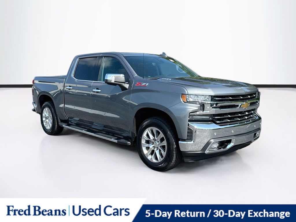Gray (Satin Steel Metallic) 2020 Chevrolet Silverado 1500 Pickup Truck Four-Wheel Drive Automatic