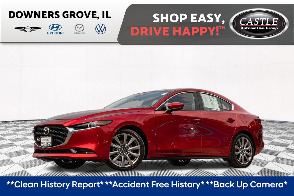 Soul Red Crystal Metallic 2023 Mazda MAZDA3 Sedan All-Wheel Drive 6-Speed Automatic