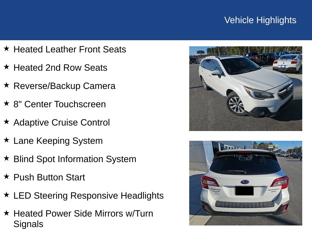 2018 Subaru Outback 3.6R Touring