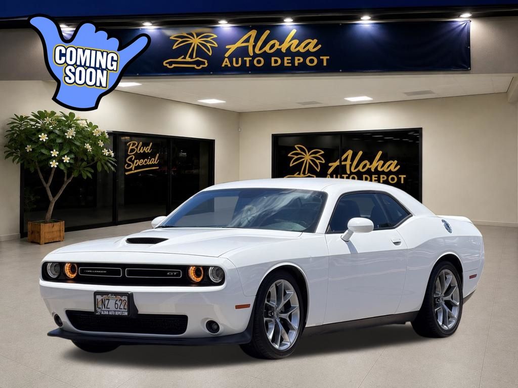 White Knuckle Clearcoat 2022 Dodge Challenger Coupe Rear-Wheel Drive 8-Speed Automatic
