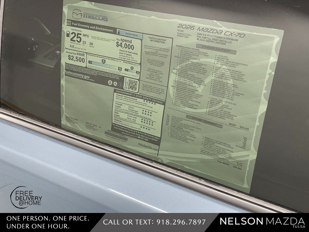 New 2026 Gray Mazda 3.3 Turbo S Premium image 17