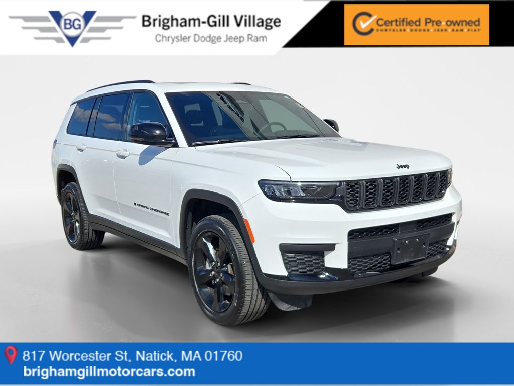 Bright White Clearcoat 2025 Jeep Grand Cherokee L Altitude X 4WD SUV / Crossover Four-Wheel Drive 8-Speed Automatic