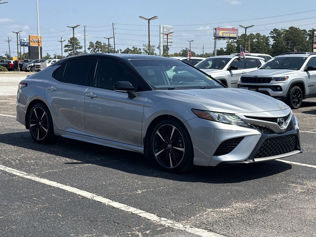 2019 Toyota Camry XSE Silver at Don McGill Toyota