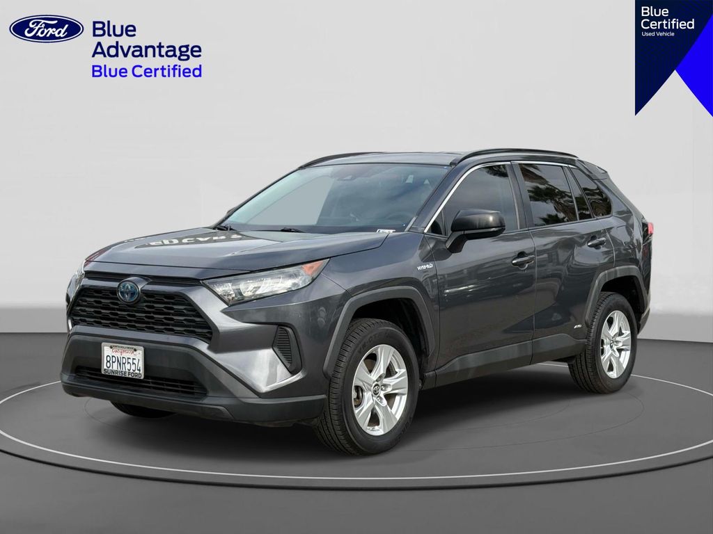Magnetic Gray Metallic 2019 Toyota RAV4 Hybrid SUV / Crossover All-Wheel Drive Continuously Variable Transmission