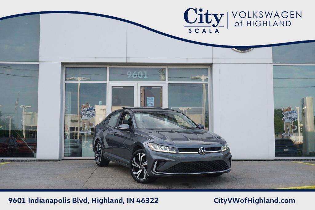Platinum Gray Metallic 2025 Volkswagen Jetta Sedan Front-Wheel Drive 8-Speed Automatic