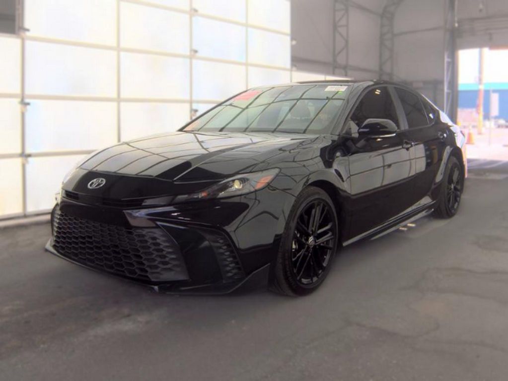 Used 2025 Black Toyota SE image 2