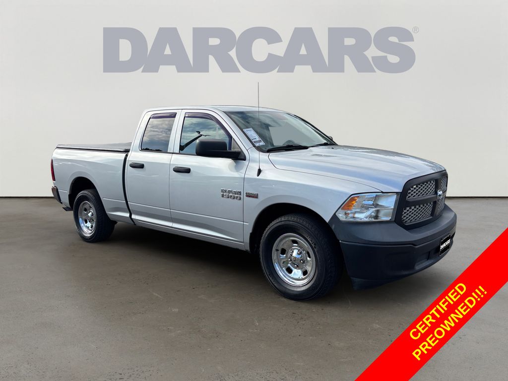 Bright Silver Clearcoat Metallic 2017 RAM 1500 Pickup Truck 4X2 8-Speed Automatic