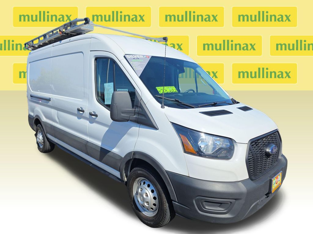 Oxford White 2021 Ford Transit Cargo 250 Medium Roof AWD Van All-Wheel Drive 