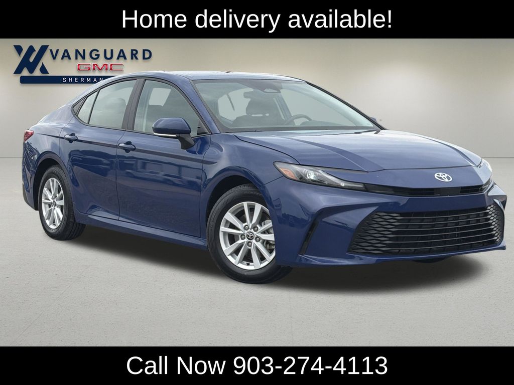 Blue 2026 Toyota Camry Sedan Front-Wheel Drive Continuously Variable Transmission