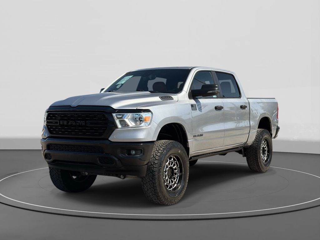 Billet Silver Metallic Clearcoat 2023 RAM 1500 Pickup Truck Four-Wheel Drive 8-Speed Automatic