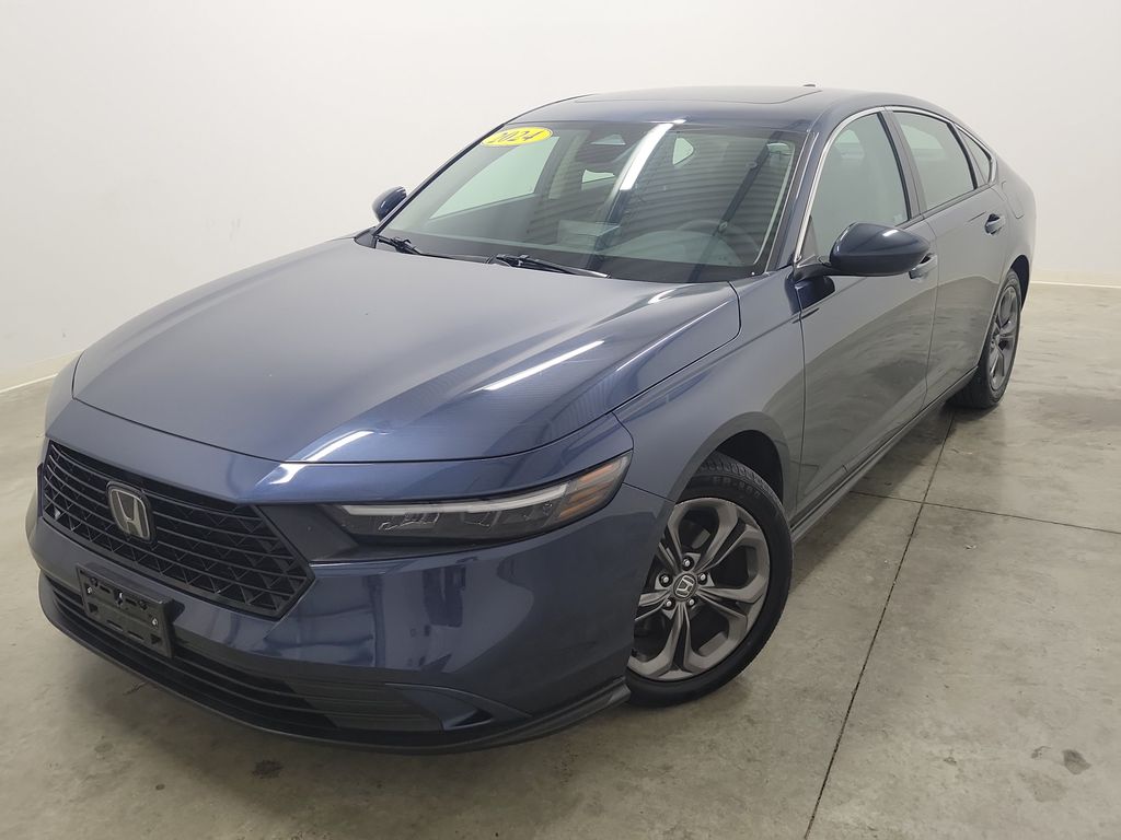 Blue 2024 Honda Accord Sedan Front-Wheel Drive Continuously Variable Transmission