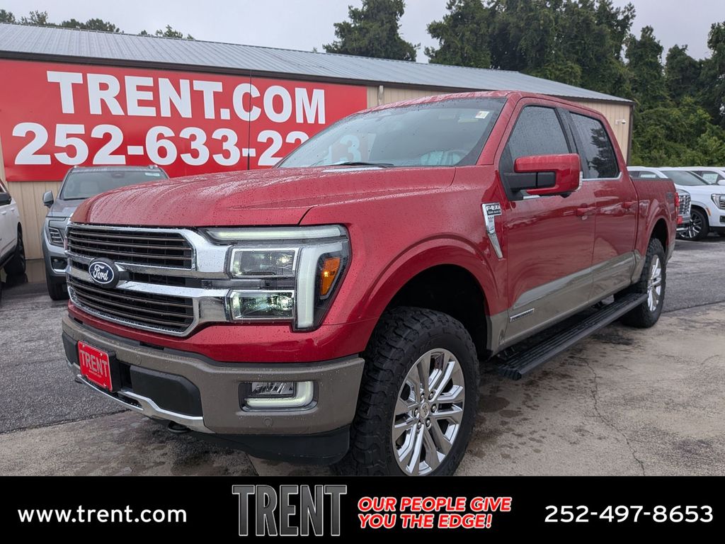 Rapid Red Metallic Tinted Clearcoat 2025 Ford F-150 Pickup Truck Four-Wheel Drive Automatic