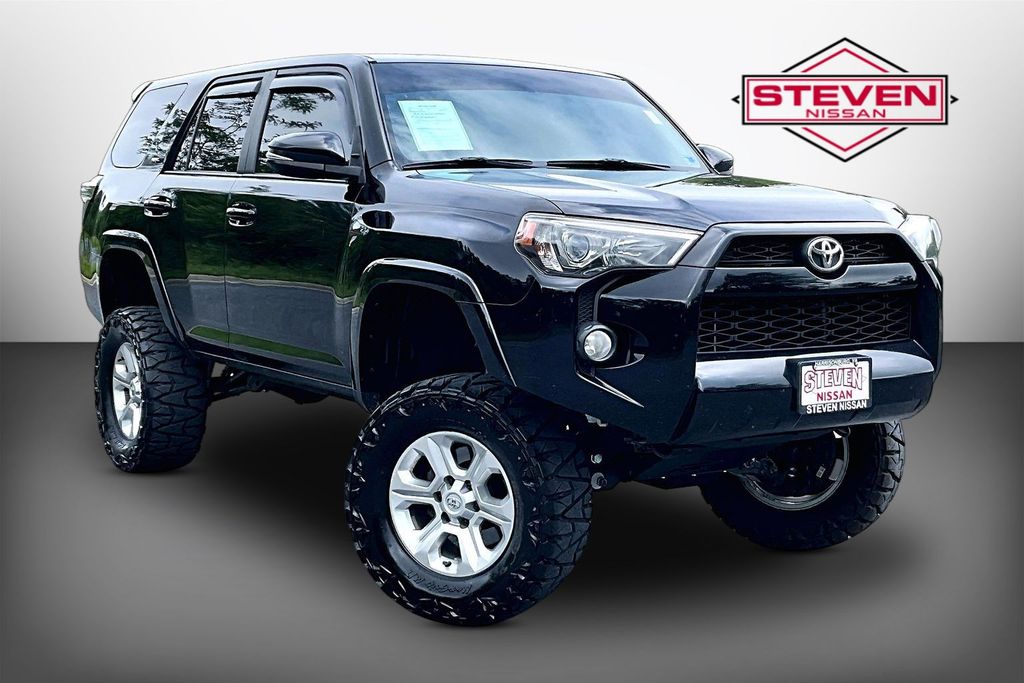 Midnight Black Metallic 2017 Toyota 4Runner SUV / Crossover Four-Wheel Drive 5-Speed Automatic Overdrive