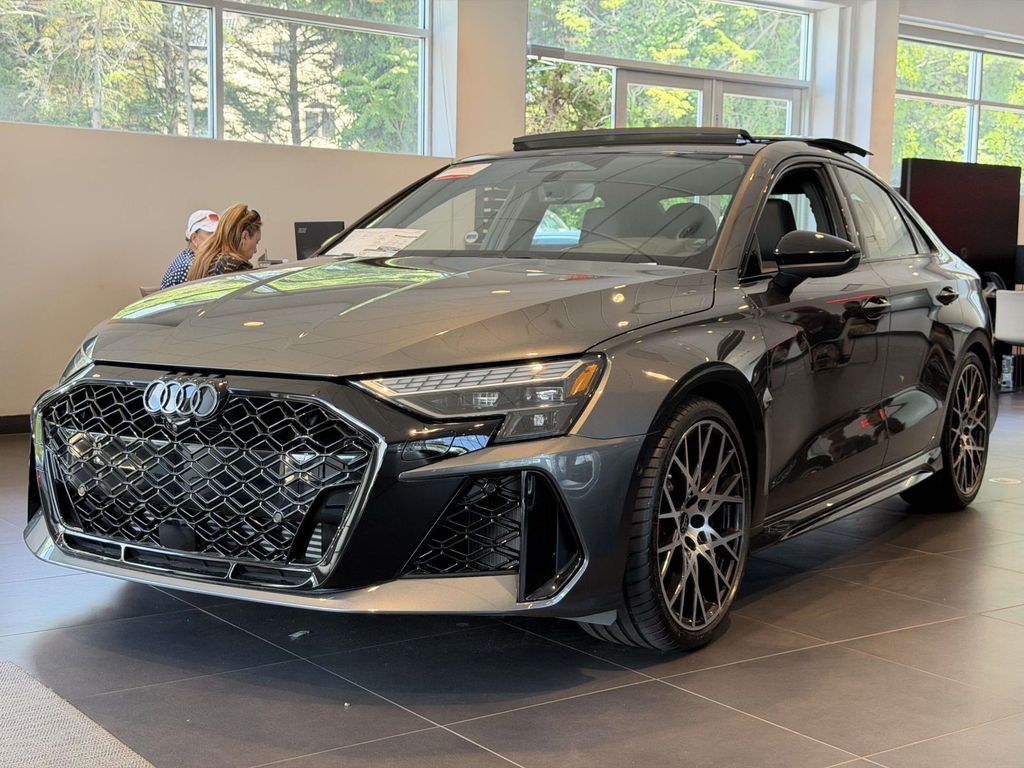 Daytona Gray Pearl Effect 2026 Audi RS 3 2.5T quattro Sedan All-Wheel Drive 7-Speed Automatic