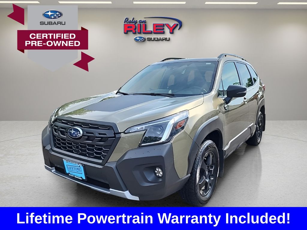 Autumn Green Metallic 2022 Subaru Forester SUV / Crossover All-Wheel Drive Continuously Variable Transmission