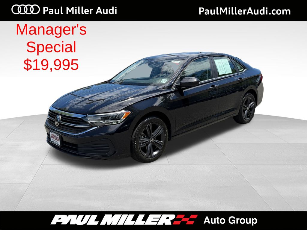 Deep Black Pearl 2023 Volkswagen Jetta Sedan Front-Wheel Drive 8-Speed Automatic