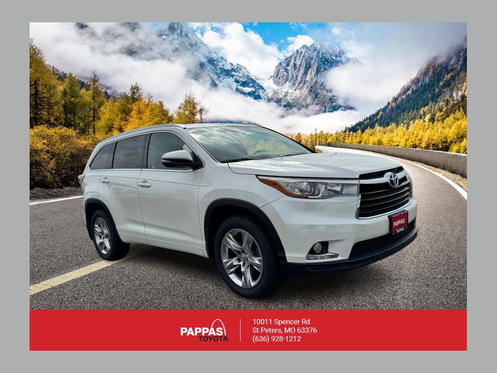 White (Blizzard Pearl) 2014 Toyota Highlander Limited AWD SUV / Crossover All-Wheel Drive 6-Speed Automatic Overdrive