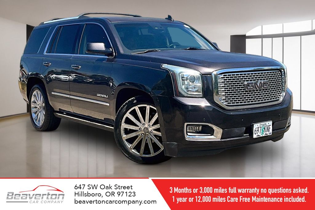 Gray (Iridium Metallic) 2015 GMC Yukon SUV / Crossover Four-Wheel Drive 8-Speed Automatic