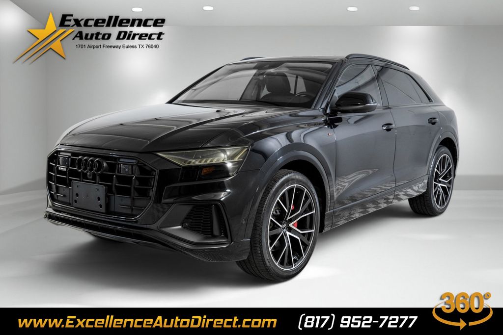 Orca Black Metallic 2019 Audi Q8 quattro Prestige 55 TFSI SUV / Crossover All-Wheel Drive 8-Speed Automatic
