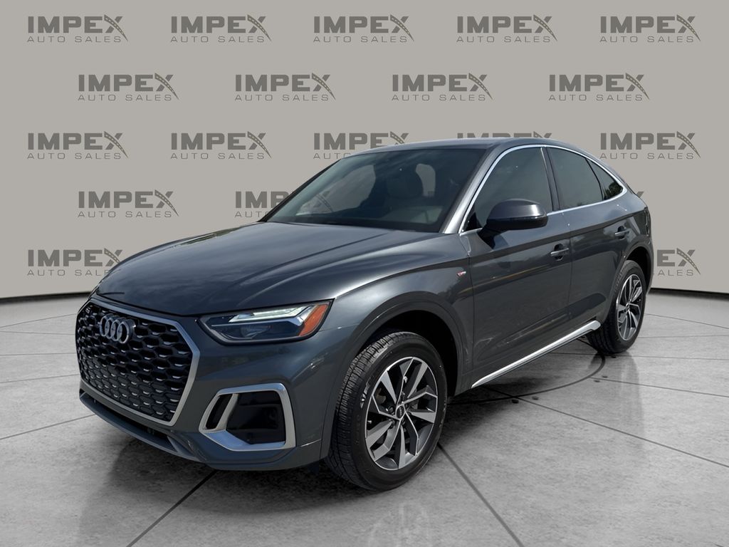 Daytona Gray Pearl Effect 2022 Audi Q5 Sportback quattro Premium Plus S Line 45 TFSI AWD Sedan All-Wheel Drive 7-Speed Automatic