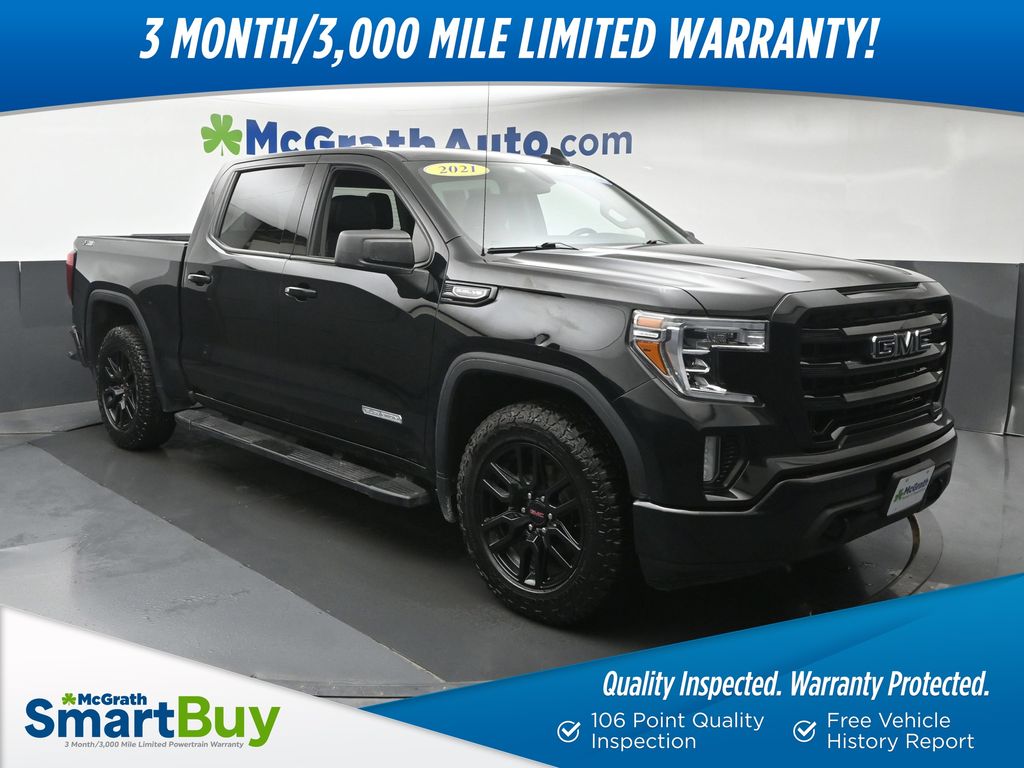 Onyx Black 2021 GMC Sierra 1500 Pickup Truck Four-Wheel Drive Automatic